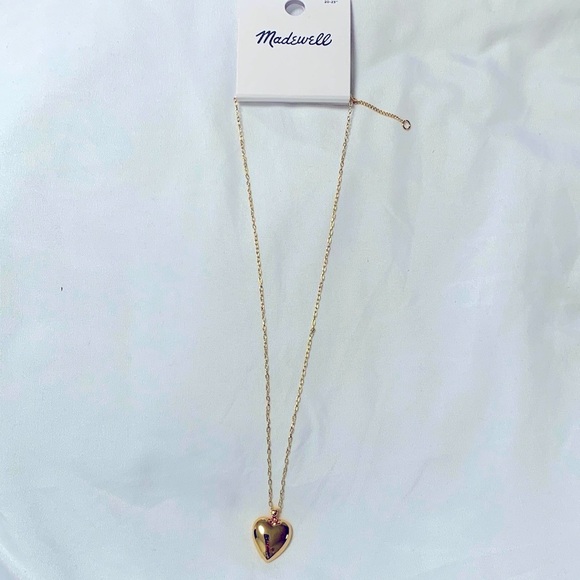 Puffy Heart Pendant Necklace - Picture 4 of 5